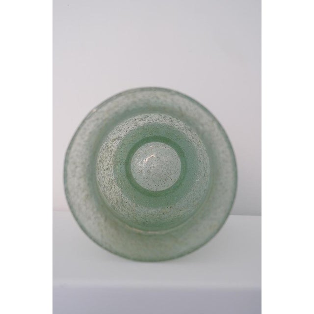 Iridescent Pulegoso Glass Chalice Vase, Murano, 1930s For Sale - Image 12 of 15