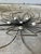 Contemporary Mid-Century Style Set of 3 Gold & Black Faux Pearl Wire Flower Wall Hangings For Sale In Dallas - Image 6 of 10