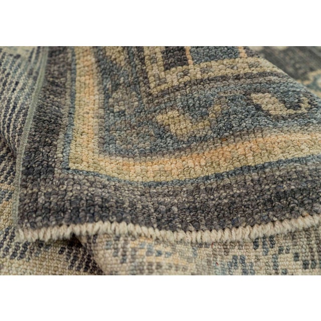 Turkish Oushak Rug 2'9" x 8'7" #20229 For Sale In Houston - Image 6 of 8
