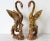 Mid 20th Century Vintage Pair of Glazed Ceramic Decorative Birds For Sale - Image 5 of 9