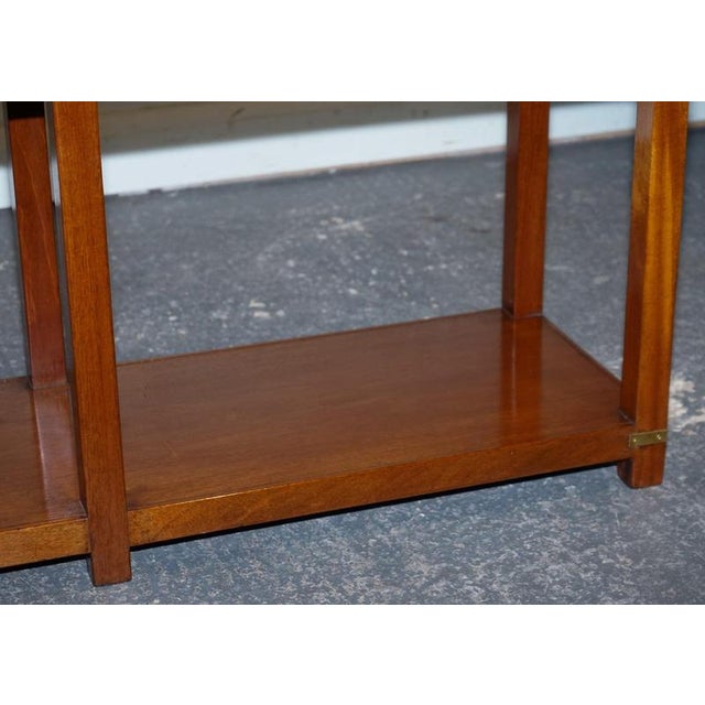 Vintage Military Campaign Console Table by London Kennedy for Harrods For Sale - Image 9 of 18