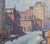 Paint Kenneth Frazier, Winter Street Scene, Oil Painting For Sale - Image 7 of 7