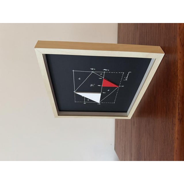 Diagonal Square by Jo Niemeyer for Edition Partanen, Schluchsee, 2007This collage, serigraph, titled Diagonal Square, is a...
