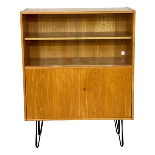 Vintage Highboard in Ash from VEB Hellerau For Sale