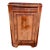 Mid 18th Century Biedermeier Flamed Mahogany Corner Cabinet, Denmark For Sale