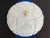 Stunning Space Age style frosted glass ceiling light designed as a big star within a star accented by radiant transparent...