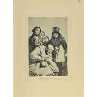 Francisco Goya, Why Hide Them?, 1881, Etching For Sale