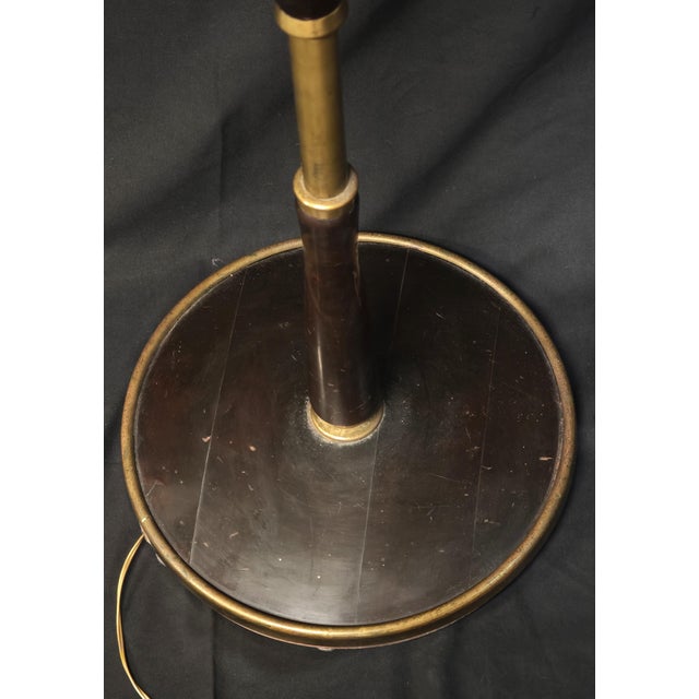 Vintage Floor Lamp in Wood and Brass, 1950s For Sale - Image 16 of 18