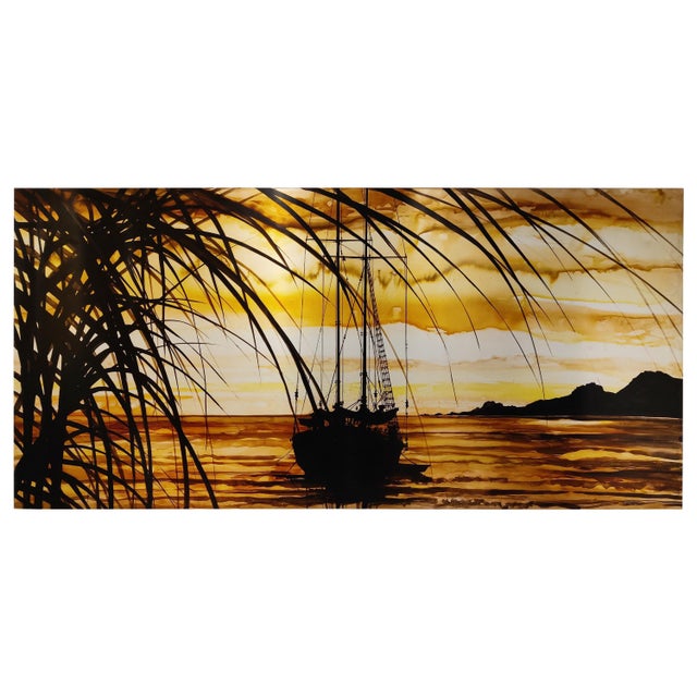 Etched Metal Depotter Wall Sculpture, 1970s For Sale - Image 9 of 9