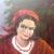 Vintage Gypsy Woman Oil Painting For Sale - Image 4 of 10