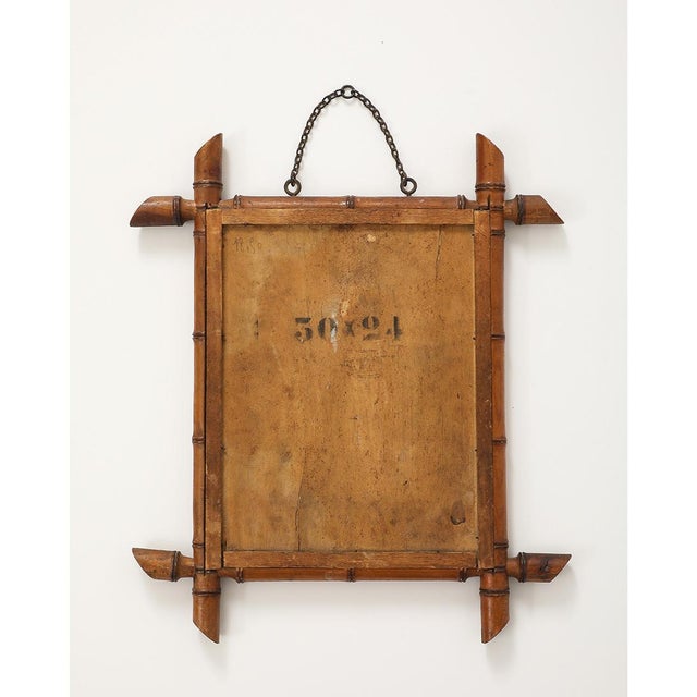Ornamental & Decorative Materials Vintage Faux Bamboo Mirror 2 For Sale - Image 7 of 7