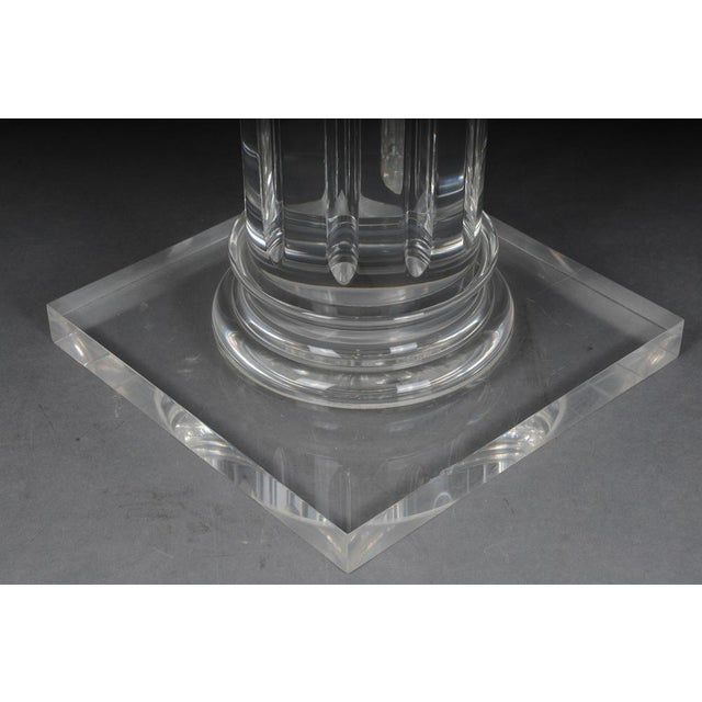 Hollywood Regency Style Acrylic Column For Sale - Image 13 of 18