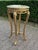 1970s French Louis XVI Gold Beech Marble Side Table For Sale - Image 10 of 10