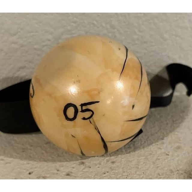 Collectors Original Artist’s 3.5” Round Christmas Ornament by Don Shearer, Signed & Dated 2005 For Sale - Image 4 of 12