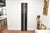 Art Deco pair black glass architectural entrance way panels . PAIR ART DECO STYLE ETCHED BLACK GLASS ARCHITECTURAL WALL...
