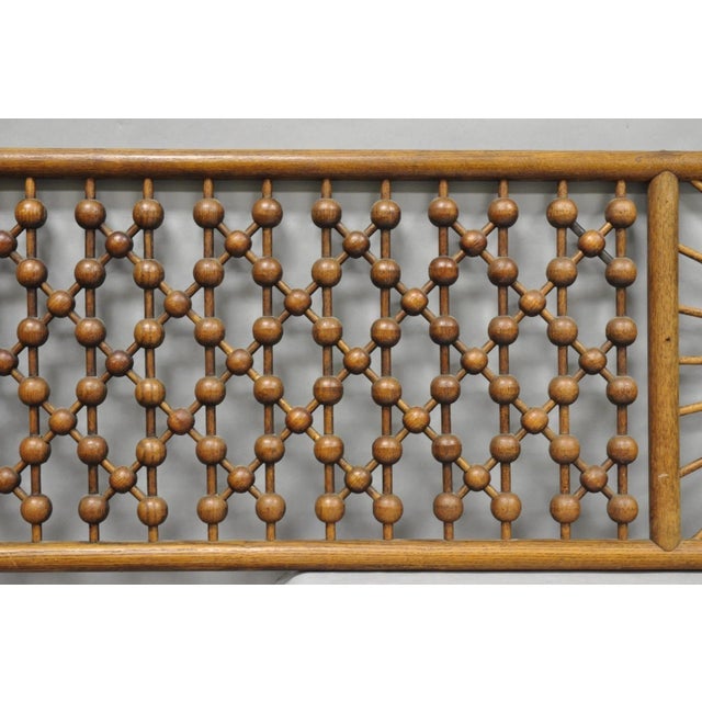 Antique Victorian Oak Stick & Ball 84" Fretwork Archway Architectural Salvage For Sale - Image 4 of 17