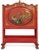 Wood 1930s Georgian Style Ball & Claw Red Chinoiserie Twin Bed Frames - Pair For Sale - Image 7 of 9