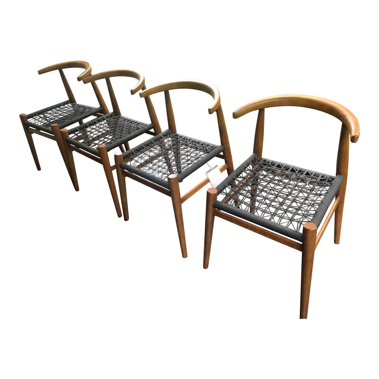 John Vogel for West Elm Dining Chairs Set of 4 Chairish