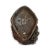 African Vintage Wood & Raffia Lega Mask For Sale - Image 3 of 4