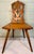 Stunning antique 19th century Provençal walnut chair expertly crafted using pegs rather than nails. Amazing patina and...