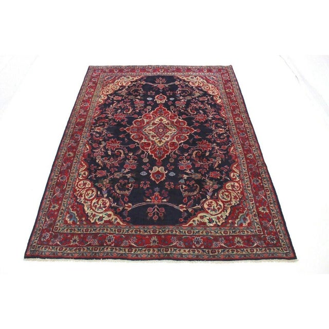Brown Middle Eastern Hand-Knotted Rug For Sale - Image 8 of 8