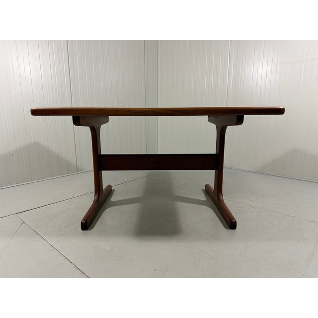 Mid-Century Modern Vintage Teak Dining Table, Denmark, 1970s For Sale - Image 3 of 18