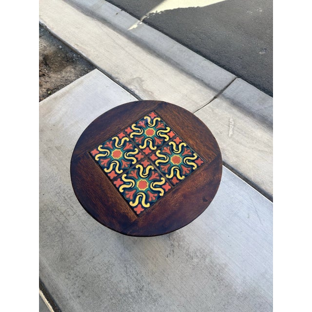 1940s California Tile Top Table For Sale - Image 11 of 12