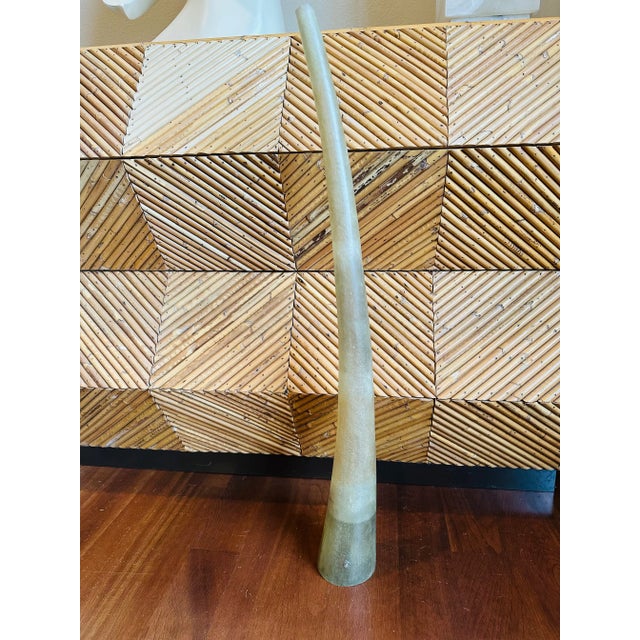 Vintage Made in Spain Modernist Objects With Appearance of Horn by Luisa Robinson - A Pair For Sale - Image 13 of 17