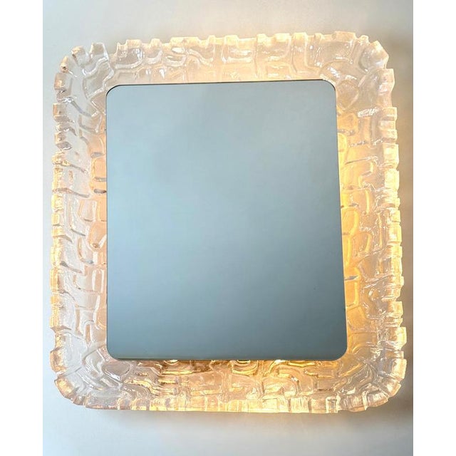 Large Six-Light Acrylic Wall Mirror from Erco, Germany, 1970s For Sale - Image 13 of 18