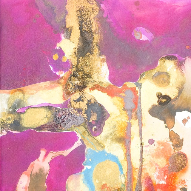 Abstract Purpureum Skull - Fran Bull, C. 1990s For Sale - Image 3 of 8