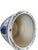Ink Blue Contemporary Large Chinoiserie Coastal Blue & White Planters - A Pair For Sale - Image 8 of 8