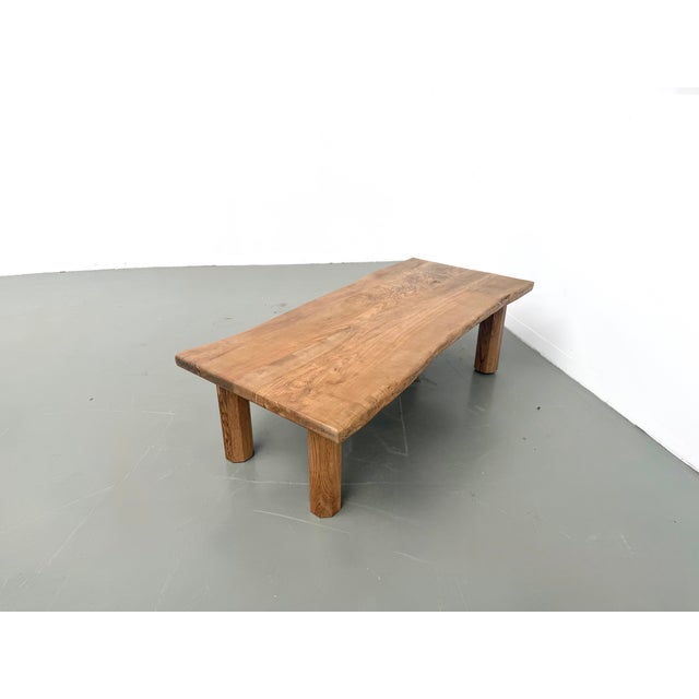 Brutalist Free-Form Coffee Table in Oak, 1950s For Sale - Image 14 of 18
