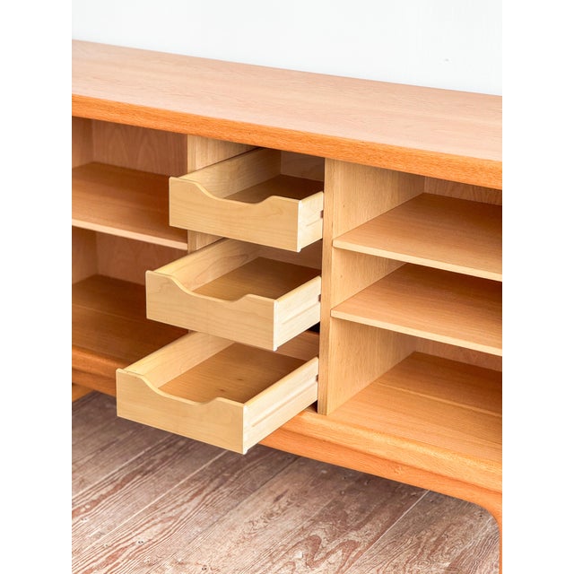 Model 240 Sideboard in Oak Wood by Johannes Andersen for Silkeborg Møbelfabrik, Denmark, 1960s For Sale - Image 10 of 16