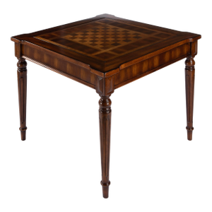 Vincent Multi-Game Card Table, Medium Brown