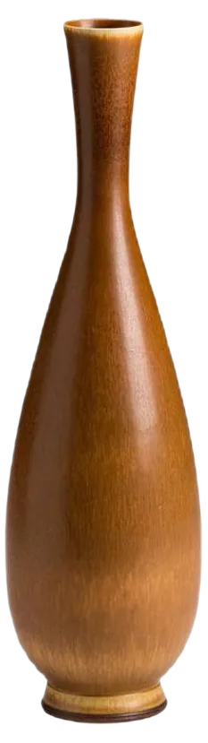 Brown Vase by Berndt Friberg, 1970