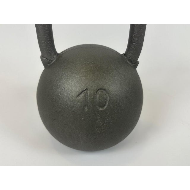 Cast Iron Kettlebell, 1930s, in Restored conditions. Designed 1920 to 1949