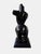 Abstract Female Figure Sculpture • Hand‑Carved Black Stone • Modernist Mid‑Century Art For Sale - Image 6 of 7