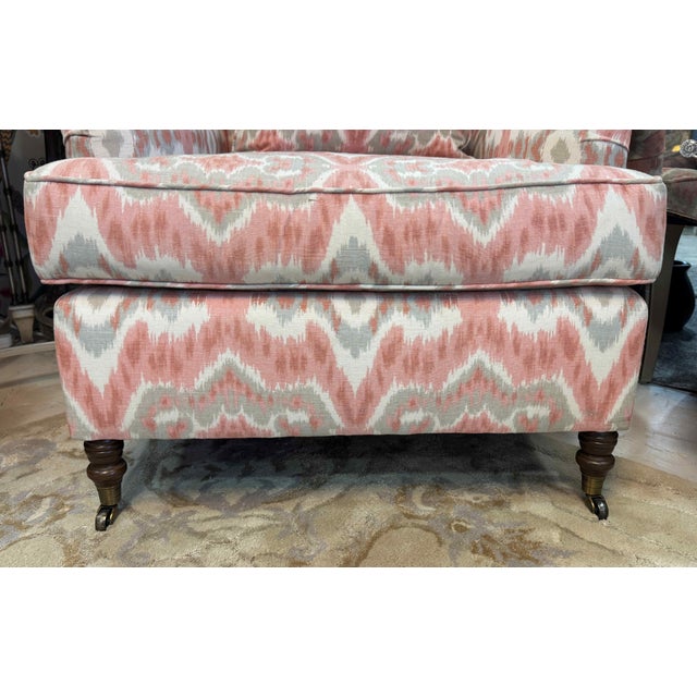 Kravet English Arm Lounge Chairs, a Pair For Sale - Image 10 of 17