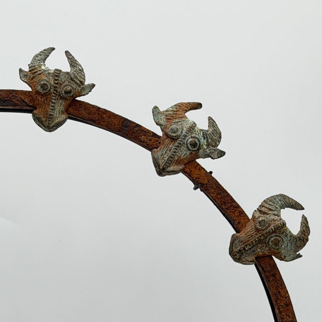 This is a Bamun Prestige Collar, traditionally known as a mbangba, "mgba-mgba". It served as a symbol of high social...