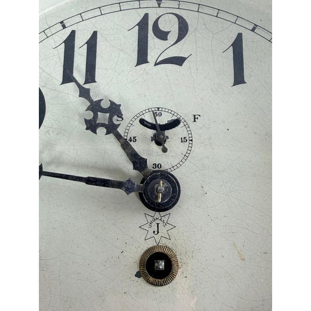 Junghans Vienna Secession Wall Clock by Adolf Loos, 1920s For Sale - Image 4 of 12