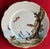 Pair antique late 19th century French Limoges porcelain plates. Decorated with hand painted fish, a crab and sea shell in...