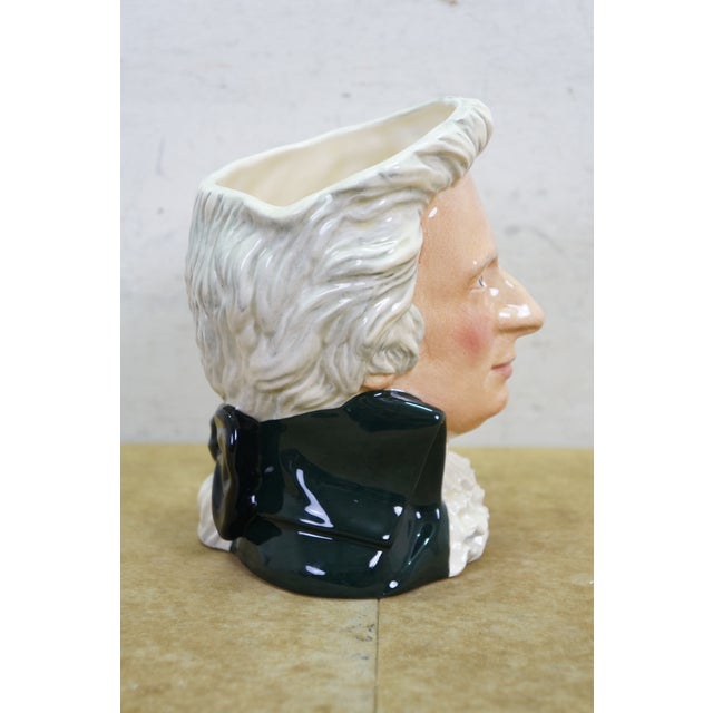 Black Royal Doulton English Traditional Wolfgang Amadeus Mozart Great Composer Toby Character Jug For Sale - Image 8 of 12