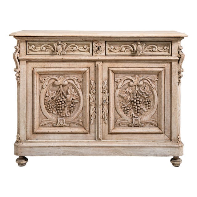 Oak Henri II Carved Buffet, Antique, France, 19th Century For Sale