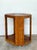 Vintage Cross Hatched Pretzel Rattan Bar Cart For Sale - Image 11 of 12