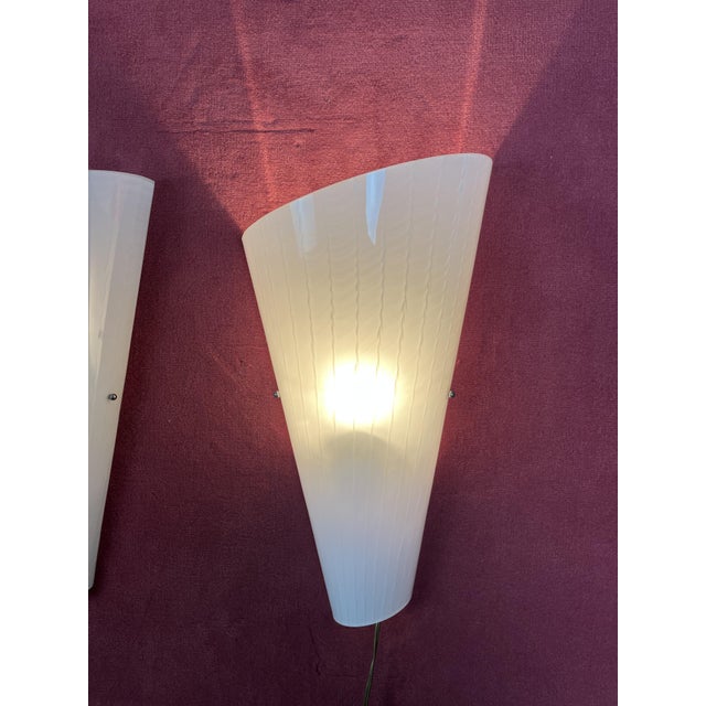 Large Murano Glass Wall Lamps, 1980s, Set of 2 For Sale - Image 11 of 13