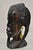 Late 20th Century Vintage African Carved Ebony Wood Male and Female Bust Statue Sculptures- Set of 2 For Sale - Image 5 of 10