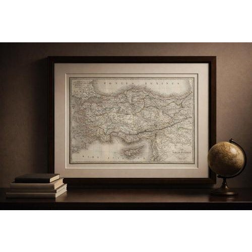 This finely engraved and delicately hand-colored map of Asia Minor was published in Paris in 1838 as part of the renowned...