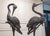 Unknown, Cranes, Sweden, 1970s, Patinated Bronze, Set of 2 For Sale - Image 13 of 15