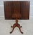 English Antique Walnut 3 Pedestal Dining Room Table For Sale - Image 11 of 12