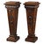 Carved Molded Walnut Sellette with Fruit and Plant Decorations, 1860, Set of 2 For Sale - Image 18 of 18